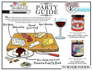 Turner Foods Pairing and Party Guide